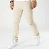 Meilleur prix 🌟 Jean Slim Fit Destroy 2229 Denim Beige de LBO 🧨 -France LBO Soldes Boutique lbo 301199 FAB SHALBO 2229 20220608T141816 01
