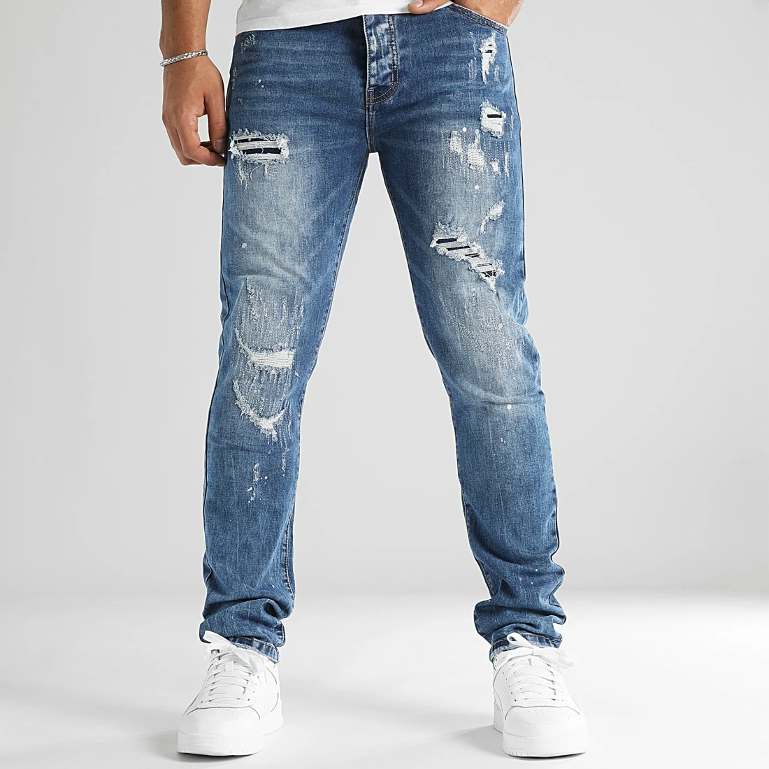 Le moins cher ⌛ Jean Regular 0042 Bleu Denim de LBO 🧨 5 Le moins cher ⌛ Jean Regular 0042 Bleu Denim de LBO 🧨 – Image 3