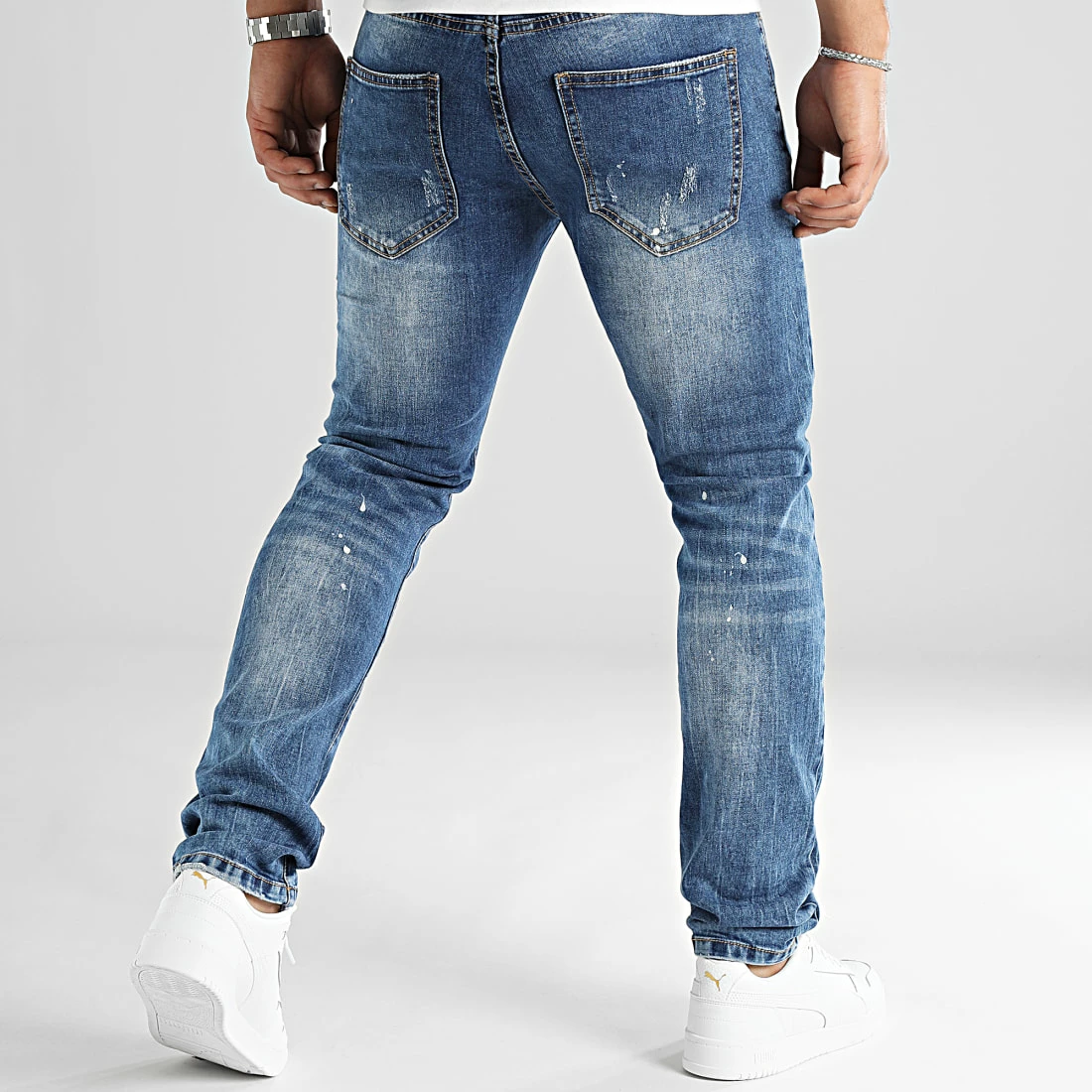 Le moins cher ⌛ Jean Regular 0042 Bleu Denim de LBO 🧨 6 Le moins cher ⌛ Jean Regular 0042 Bleu Denim de LBO 🧨 – Image 4