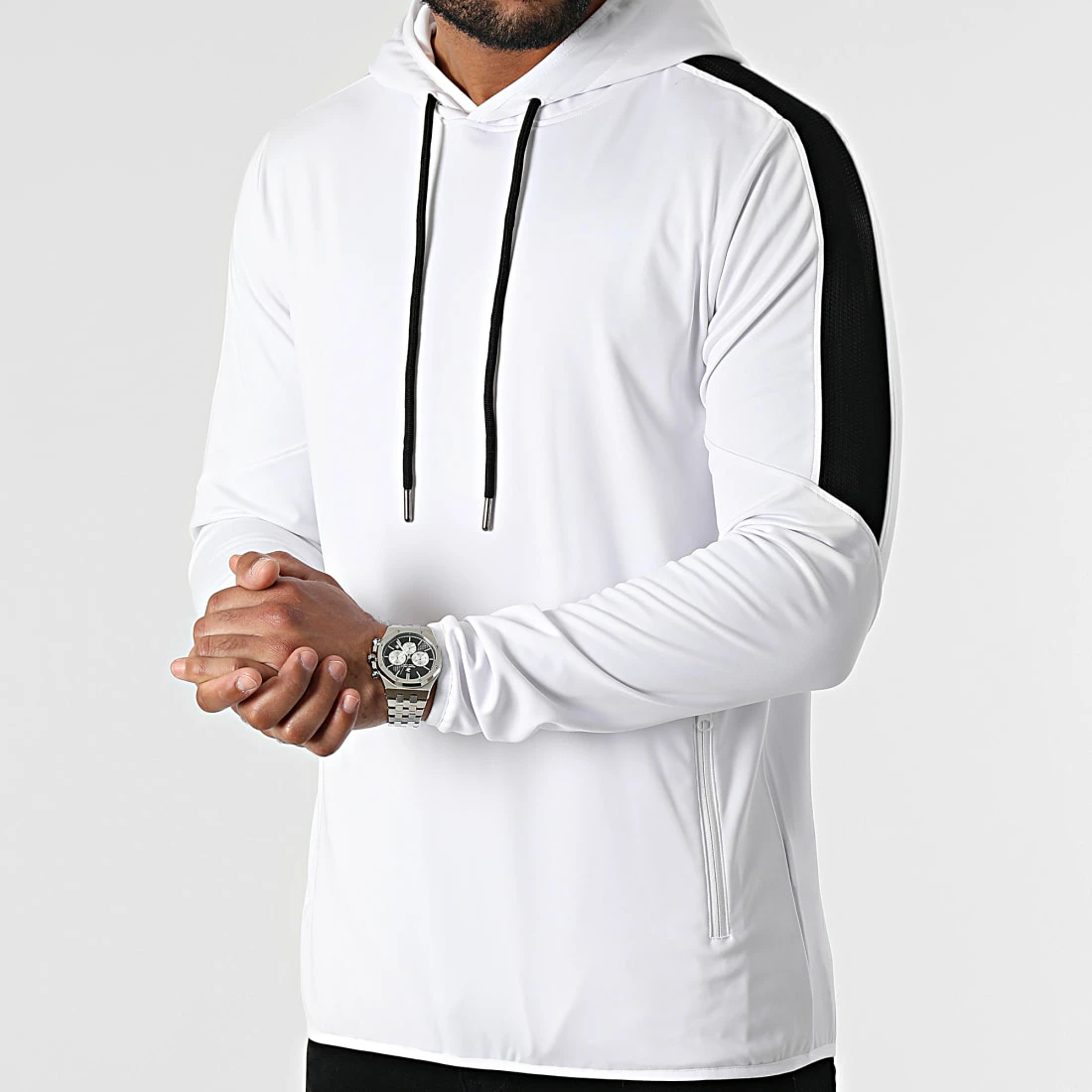 Bon marché 👍 Sweat Capuche Training Tech 0097 Blanc de LBO 🧨 3 Bon marché 👍 Sweat Capuche Training Tech 0097 Blanc de LBO 🧨