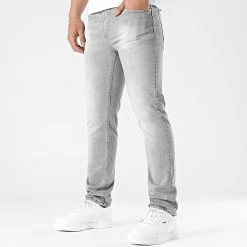 Grosses soldes 🥰 Jean Regular Fit 2200 Denim Gris Clair de LBO 😉 -France LBO Soldes Boutique lbo 303112 FAB SHALBO 2200 20220407T151823 03