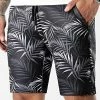 Bon marché 🥰 Short Jogging Imprimé Tropical 2279 Noir Floral de LBO 🎉 -France LBO Soldes Boutique lbo 303120 FAB SHALBO 2279 20220330T155233 01