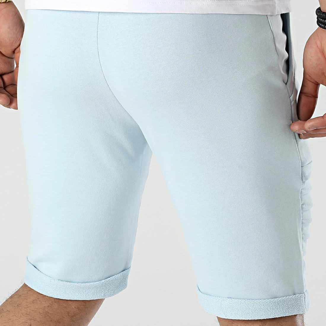 Remise ⌛ Short Jogging Avec Empiecements 2276 Bleu Ciel de LBO 😍 6 Remise ⌛ Short Jogging Avec Empiecements 2276 Bleu Ciel de LBO 😍 – Image 4