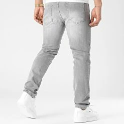 Grosses soldes ❤️ Jean Regular Fit Avec Destroy 2363 Denim Gris Clair de LBO 😍 -France LBO Soldes Boutique lbo 304093 FAB SHALBO 2363 20220407T151845 04