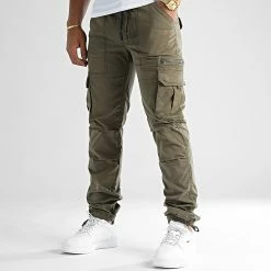 Top 10 🎉 Pantalon Cargo 0171 Vert Kaki de LBO ⭐ -France LBO Soldes Boutique lbo 304111 FAB LBO 1070546 0171 20220704T075019 03