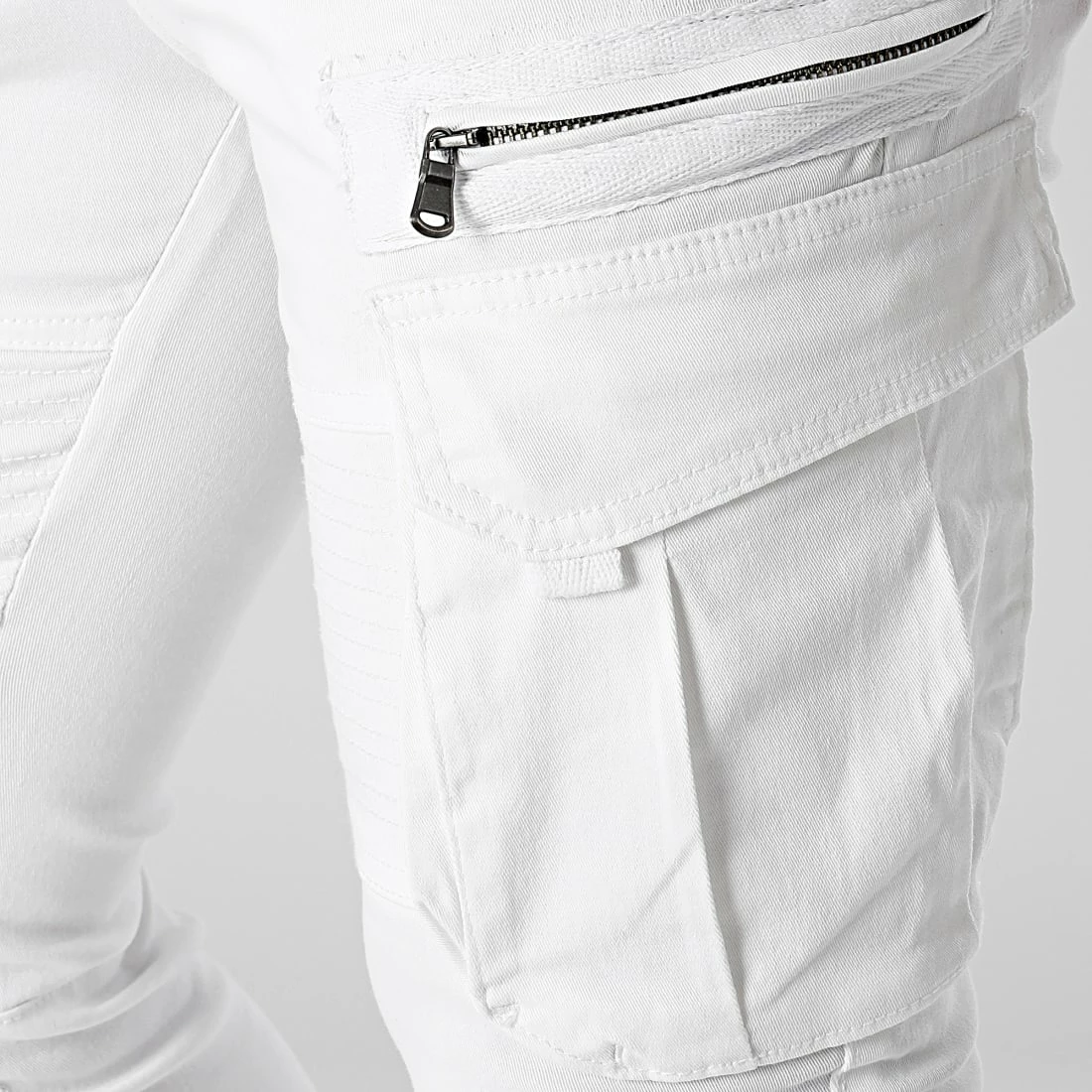 De gros 🥰 Pantalon Cargo 2070 Blanc de LBO 🤩 4 De gros 🥰 Pantalon Cargo 2070 Blanc de LBO 🤩 – Image 2