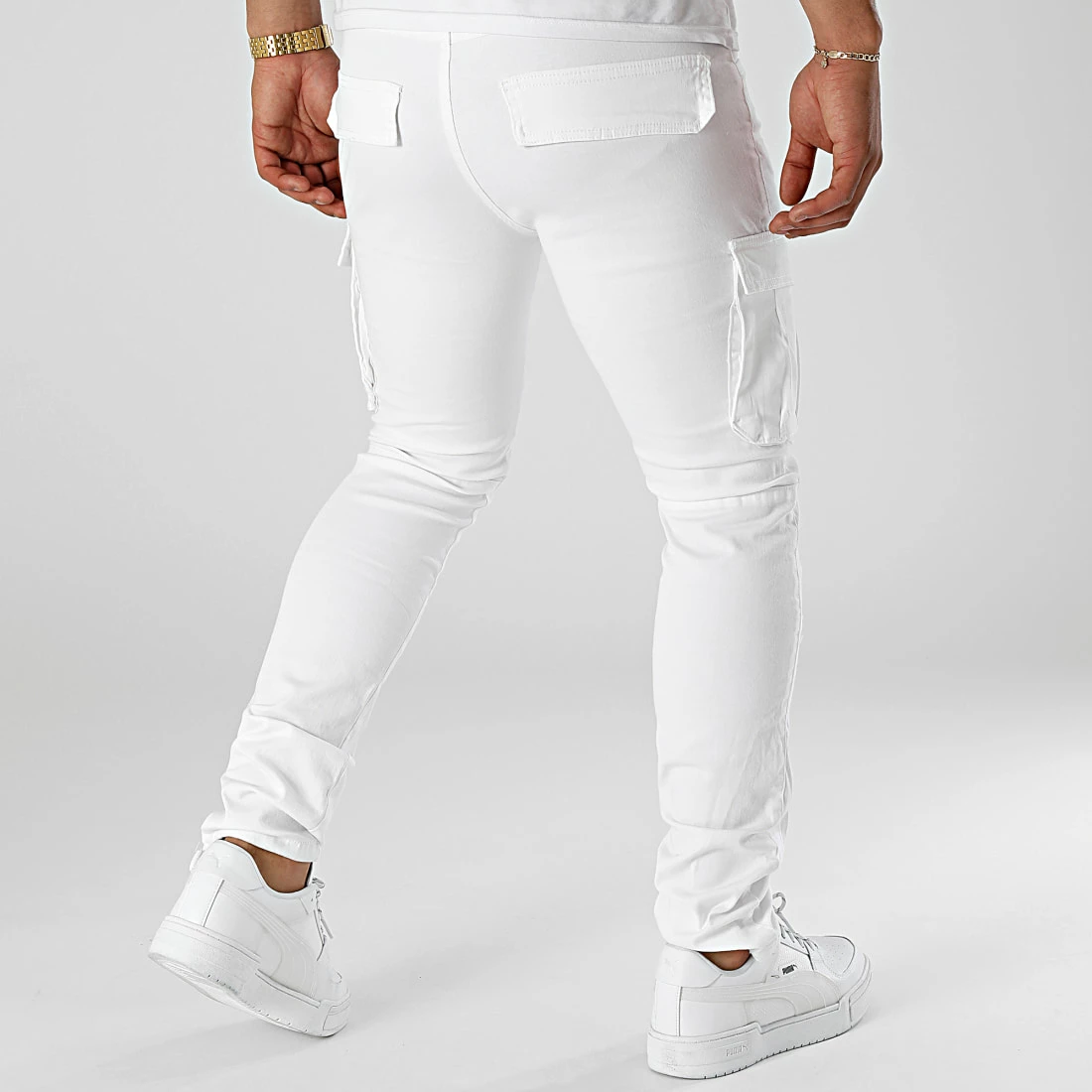 De gros 🥰 Pantalon Cargo 2070 Blanc de LBO 🤩 7 De gros 🥰 Pantalon Cargo 2070 Blanc de LBO 🤩 – Image 5