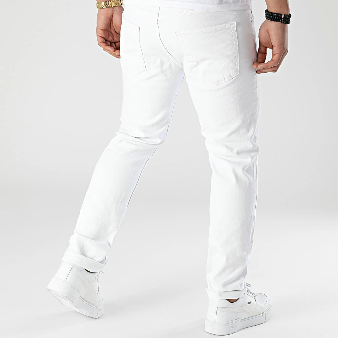 Grosses soldes 🥰 Jean Regular Fit Avec Destroy 2377 Denim Blanc de LBO 🌟 6 Grosses soldes 🥰 Jean Regular Fit Avec Destroy 2377 Denim Blanc de LBO 🌟 – Image 4