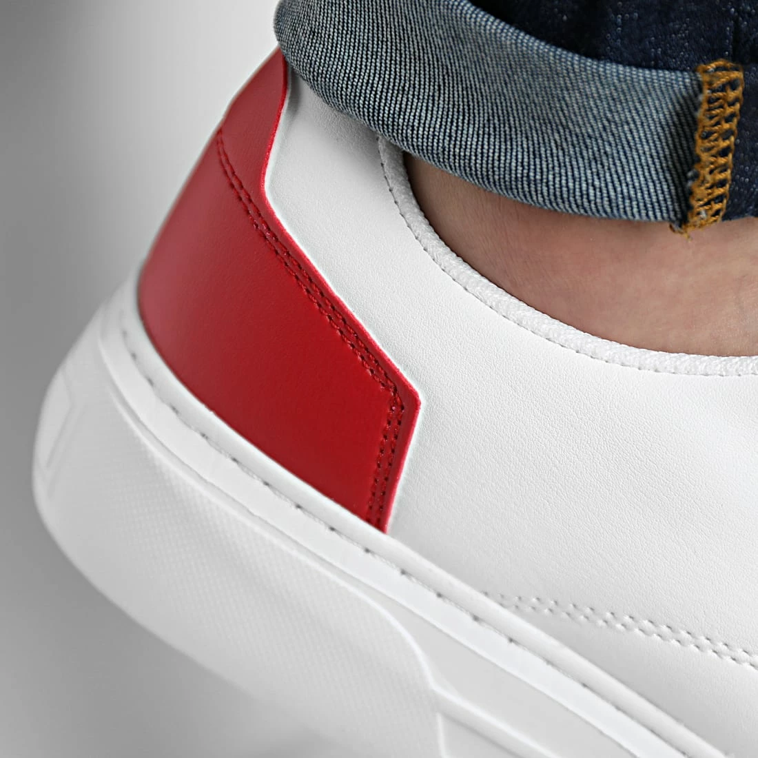 Le moins cher 🎁 Baskets Détails Rouge 2343 Blanc de LBO ❤️ 5 Le moins cher 🎁 Baskets Détails Rouge 2343 Blanc de LBO ❤️ – Image 3