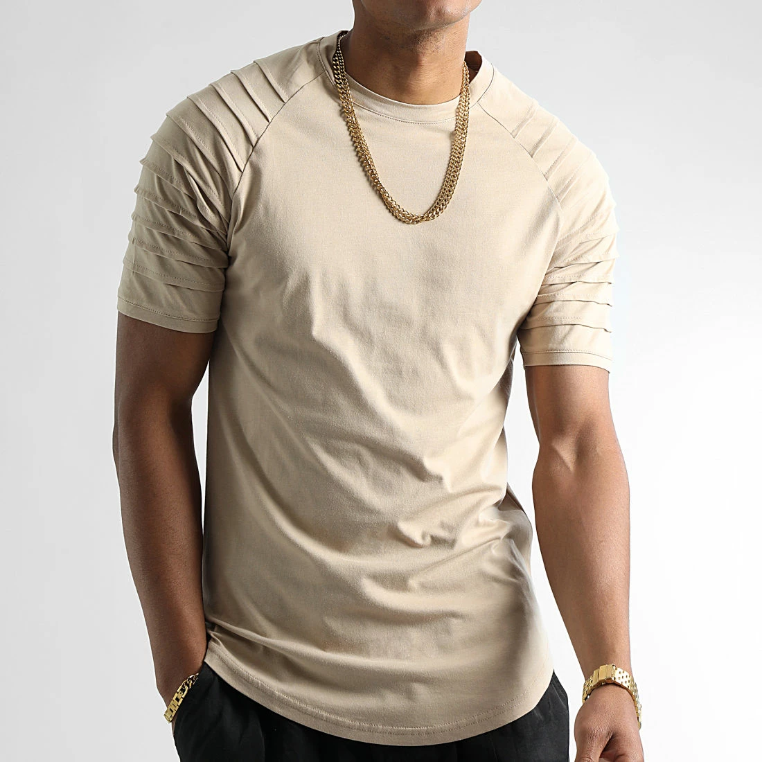 Le moins cher 🎉 Tee 👚 Shirt Oversize 2381 Beige de LBO 👏 3 Le moins cher 🎉 Tee 👚 Shirt Oversize 2381 Beige de LBO 👏