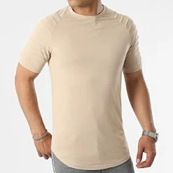 Acheter 😀 Lot de 2 Tee 👕 Shirts Oversize 2382 Noir Et Beige de LBO ⭐ -France LBO Soldes Boutique lbo 307041 FAB SHALBO 2382 20220505T154651 04