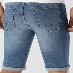 Nouveau 👍 Short Jean Skinny Fit 2245 Denim Bleu Medium de LBO 🔥 -France LBO Soldes Boutique lbo 307053 FAB SHALBO 2245 20220421T134844 04