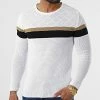 Meilleure vente 🧨 Pull Tricolore 0192 Blanc Noir Camel de LBO 🥰 -France LBO Soldes Boutique lbo 307580 FAB LBO 1070546 0192 20220513T150918 01