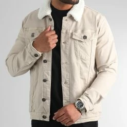 Meilleure affaire 🧨 Veste Jean Col Fourrure 1888 Denim Beige de LBO 😉 8 Meilleure affaire 🧨 Veste Jean Col Fourrure 1888 Denim Beige de LBO 😉 -France LBO Soldes Boutique lbo 310471 SHALBO 1888 20221116T103047 01