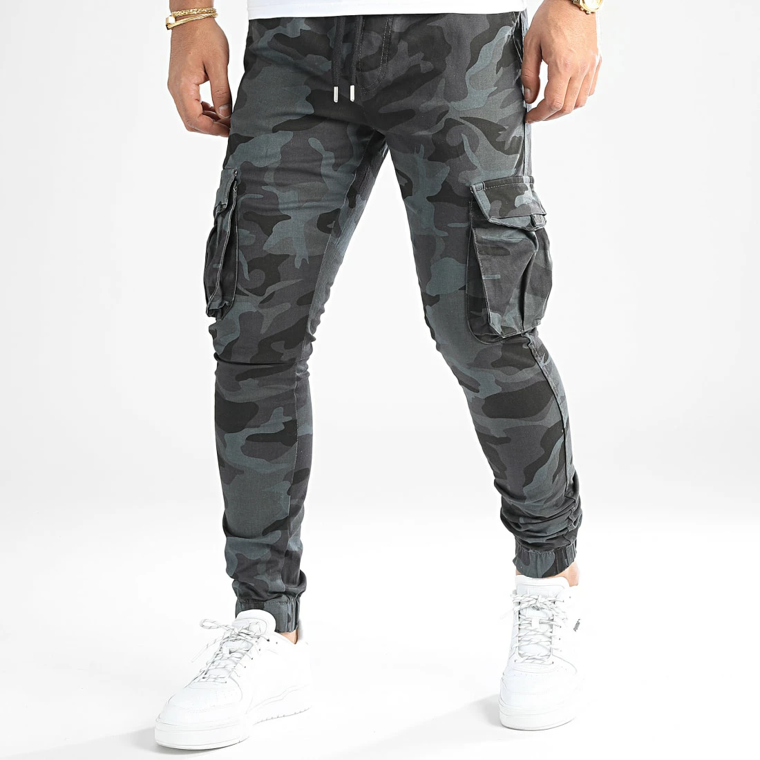 Acheter 🌟 Pantalon Cargo Super Skinny Cargo 2090 Gris Anthracite Camouflage de LBO 😀 3 Acheter 🌟 Pantalon Cargo Super Skinny Cargo 2090 Gris Anthracite Camouflage de LBO 😀