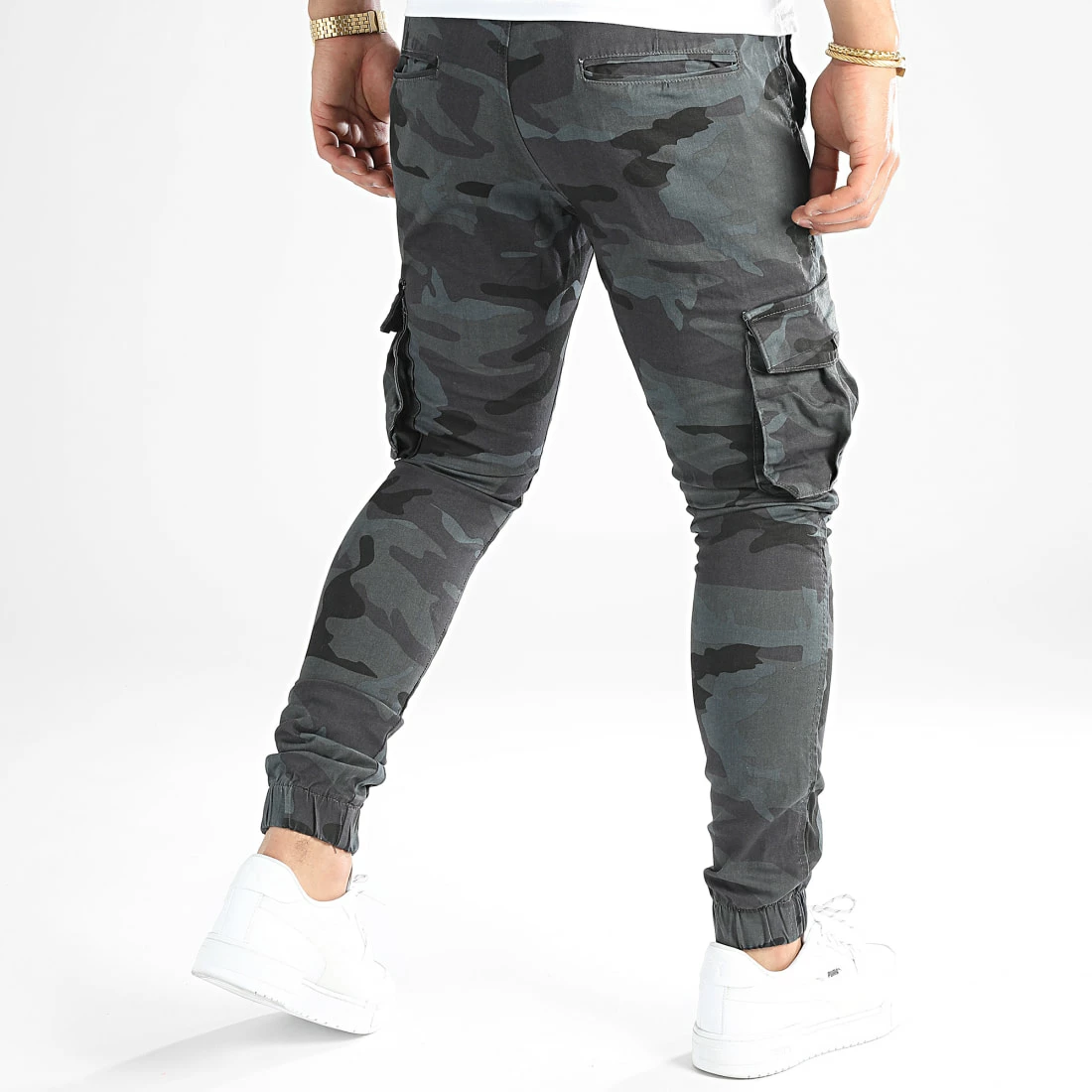Acheter 🌟 Pantalon Cargo Super Skinny Cargo 2090 Gris Anthracite Camouflage de LBO 😀 6 Acheter 🌟 Pantalon Cargo Super Skinny Cargo 2090 Gris Anthracite Camouflage de LBO 😀 – Image 4