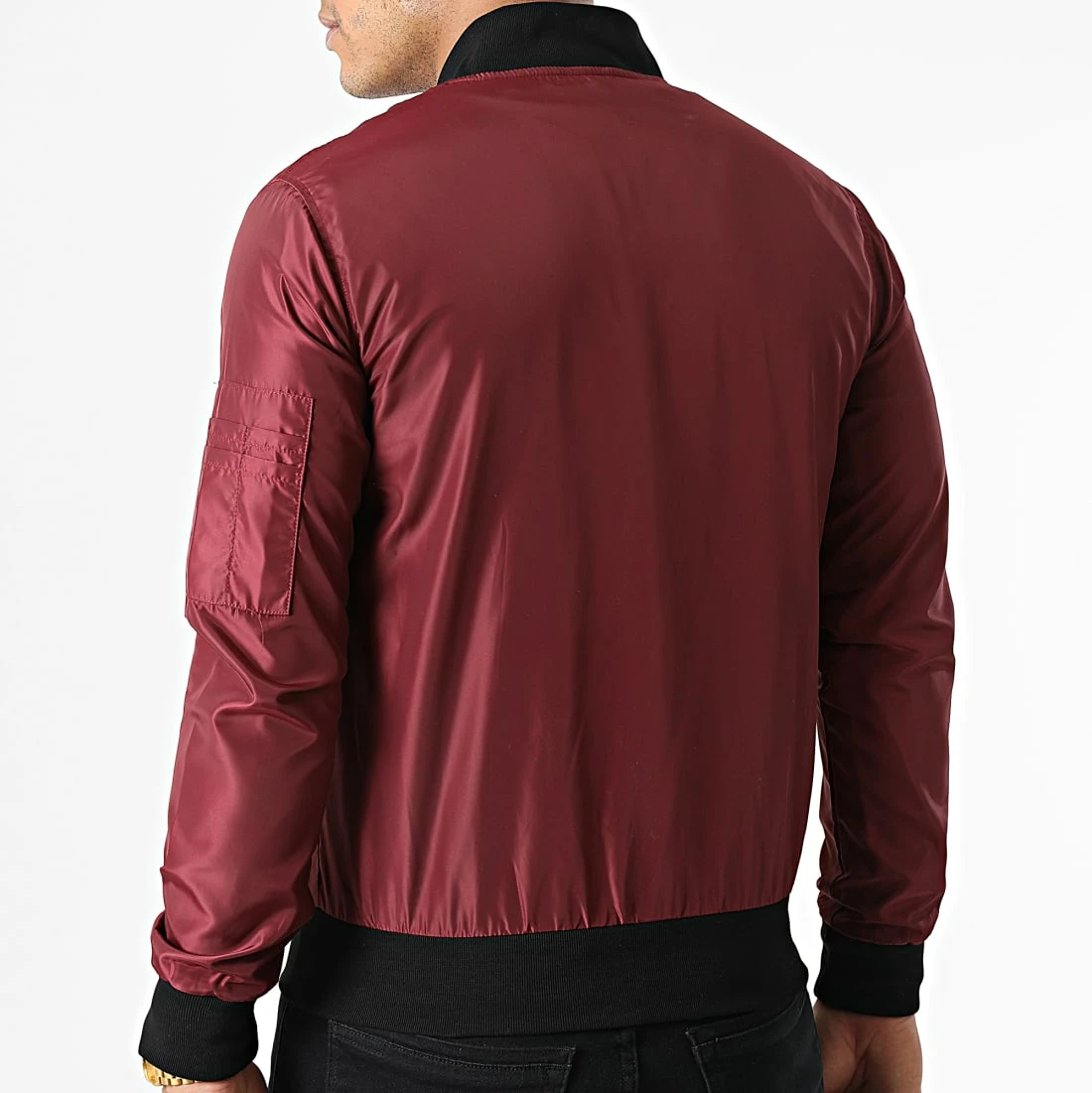 Bon marché 👏 Veste Bomber 0060 Bordeaux de LBO 🎉 6 Bon marché 👏 Veste Bomber 0060 Bordeaux de LBO 🎉 – Image 4