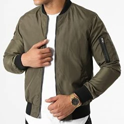 Acheter 🔔 Veste Bomber 0061 Vert Kaki de LBO 🌟