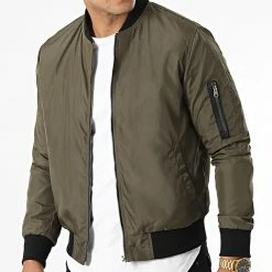 Acheter 🔔 Veste Bomber 0061 Vert Kaki de LBO 🌟 -France LBO Soldes Boutique lbo 312245 FAB LBO 10701336 0061 20220608T085905 03