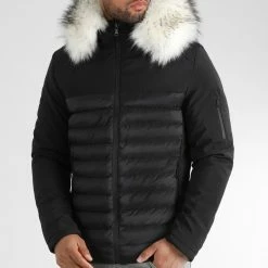 Acheter 🥰 Doudoune Light Puff Avec Fourrure Blanche 0058 Noir de LBO ✨ -France LBO Soldes Boutique lbo 314228 FAB LBO 1070510 0058 20221104T123919 03