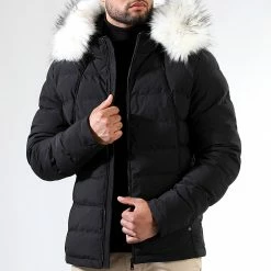 Budget 🎉 Doudoune Racer Premium Avec Fourrure Blanche 0063 Noir de LBO ❤️ -France LBO Soldes Boutique lbo 314319 LBO 1070510 0063 20221003T074954 01