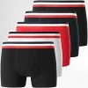 Budget 🤩 Lot De 5 Boxers 2448 Noir Blanc Rouge Bleu Marine de LBO 🥰 -France LBO Soldes Boutique lbo 314658 FAB SHALBO 2448 20220727T090839 01