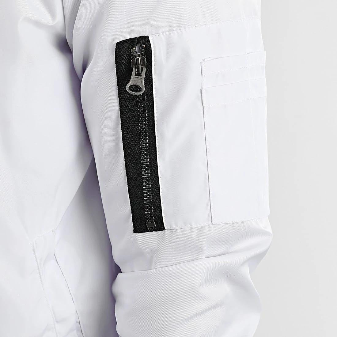 Budget 👏 Veste Bomber 0059 Blanc de LBO 🛒 4 Budget 👏 Veste Bomber 0059 Blanc de LBO 🛒 – Image 2