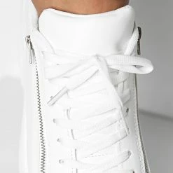 Le moins cher 😀 Baskets Avec Zip 2459 Blanc de LBO ✨ -France LBO Soldes Boutique lbo 316349 SHALBO 2459 20220908T155736 03