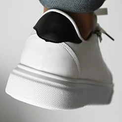 Bon marché 👏 Baskets Avec Zip Et Details Noir 2461 Blanc de LBO ✔️ -France LBO Soldes Boutique lbo 316353 SHALBO 2461 20220908T155816 04