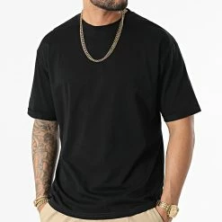 Tout neuf 👏 Tee 👚 Shirt Oversize Avec Revers 2419 Noir de LBO 😀