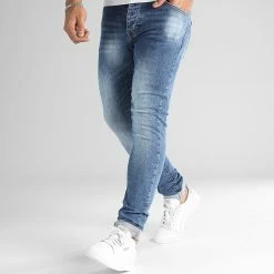 Grosses soldes ⌛ Jean Skinny Fit 0049 Denim Bleu Medium de LBO 👏 -France LBO Soldes Boutique lbo 317676 FAB LBO 1070318 0049 20220826T144302 03