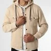 Coupon ⭐ Surchemise Uni Avec Capuche 2492 Beige de LBO ❤️
