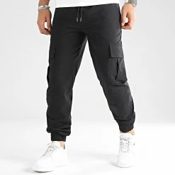 Grosses soldes 👏 Pantalon Cargo Avec Poches 0162 Noir de LBO ✔️