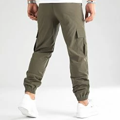 Remise ✨ Pantalon Cargo Avec Poches 0170 Vert Kaki de LBO 🔔 -France LBO Soldes Boutique lbo 319512 10701336 0170 20220801T143847 04