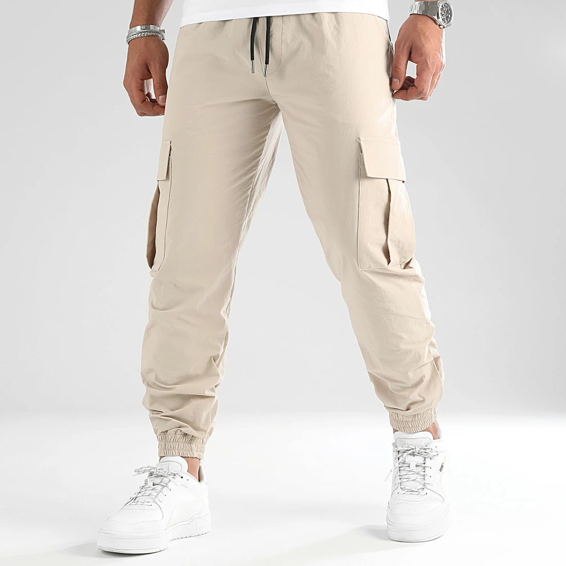 Budget 😀 Pantalon Cargo Avec Poches 0171 Beige de LBO ✨ 3 Budget 😀 Pantalon Cargo Avec Poches 0171 Beige de LBO ✨