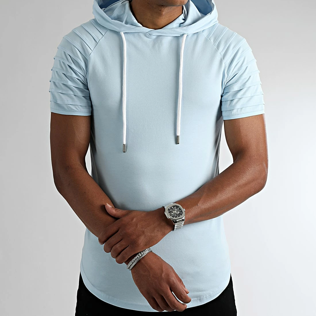 Le moins cher 🥰 Tee 👕 Shirt Capuche Oversize 2502 Bleu Ciel de LBO 🤩 3 Le moins cher 🥰 Tee 👕 Shirt Capuche Oversize 2502 Bleu Ciel de LBO 🤩