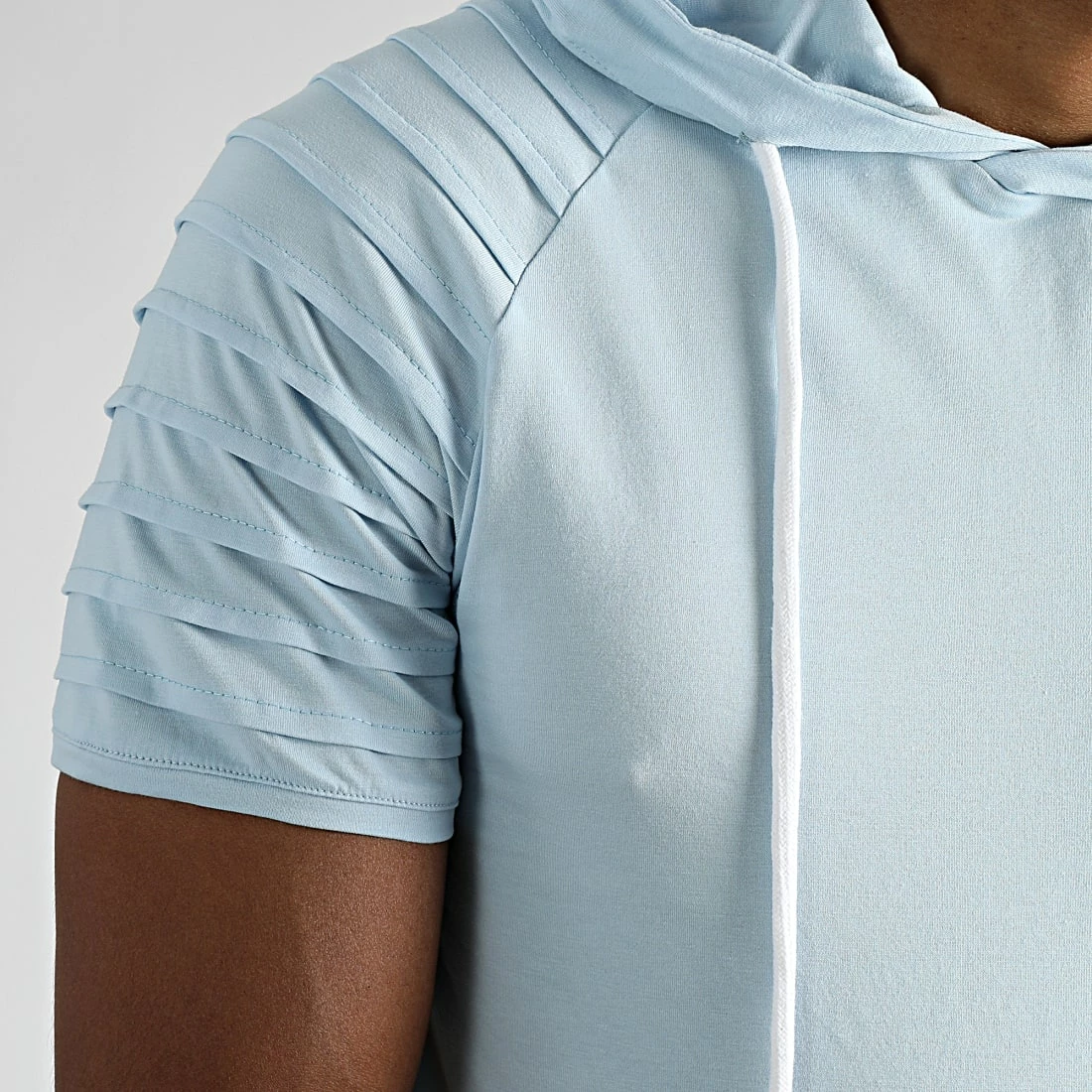 Le moins cher 🥰 Tee 👕 Shirt Capuche Oversize 2502 Bleu Ciel de LBO 🤩 4 Le moins cher 🥰 Tee 👕 Shirt Capuche Oversize 2502 Bleu Ciel de LBO 🤩 – Image 2