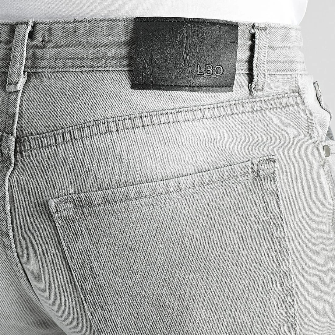 Budget 🔔 Jean Relaxed Fit 2507 Denim Gris Clair de LBO 👏 4 Budget 🔔 Jean Relaxed Fit 2507 Denim Gris Clair de LBO 👏 – Image 2