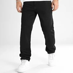 Promo 😉 Jean Relaxed Fit 2509 Denim Noir de LBO 🛒 -France LBO Soldes Boutique lbo 319975 SHALBO 2509 20220812T145151 04