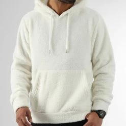 Sortie 🧨 Sweat Capuche Mouton 0209 Ecru de LBO ✔️