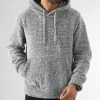 Meilleure vente 🧨 Sweat Capuche Mouton 0248 Gris Chiné de LBO 🥰