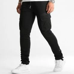 Bon marché 🔔 Pantalon Cargo 2544 Noir de LBO 🎁