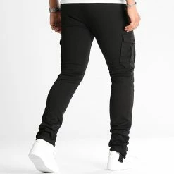 Bon marché 🔔 Pantalon Cargo 2544 Noir de LBO 🎁 -France LBO Soldes Boutique lbo 322486 SHALBO 2544 20220914T155811 06