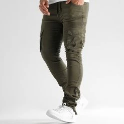 Coupon ⌛ Pantalon Cargo 2545 Vert Kaki de LBO ⌛