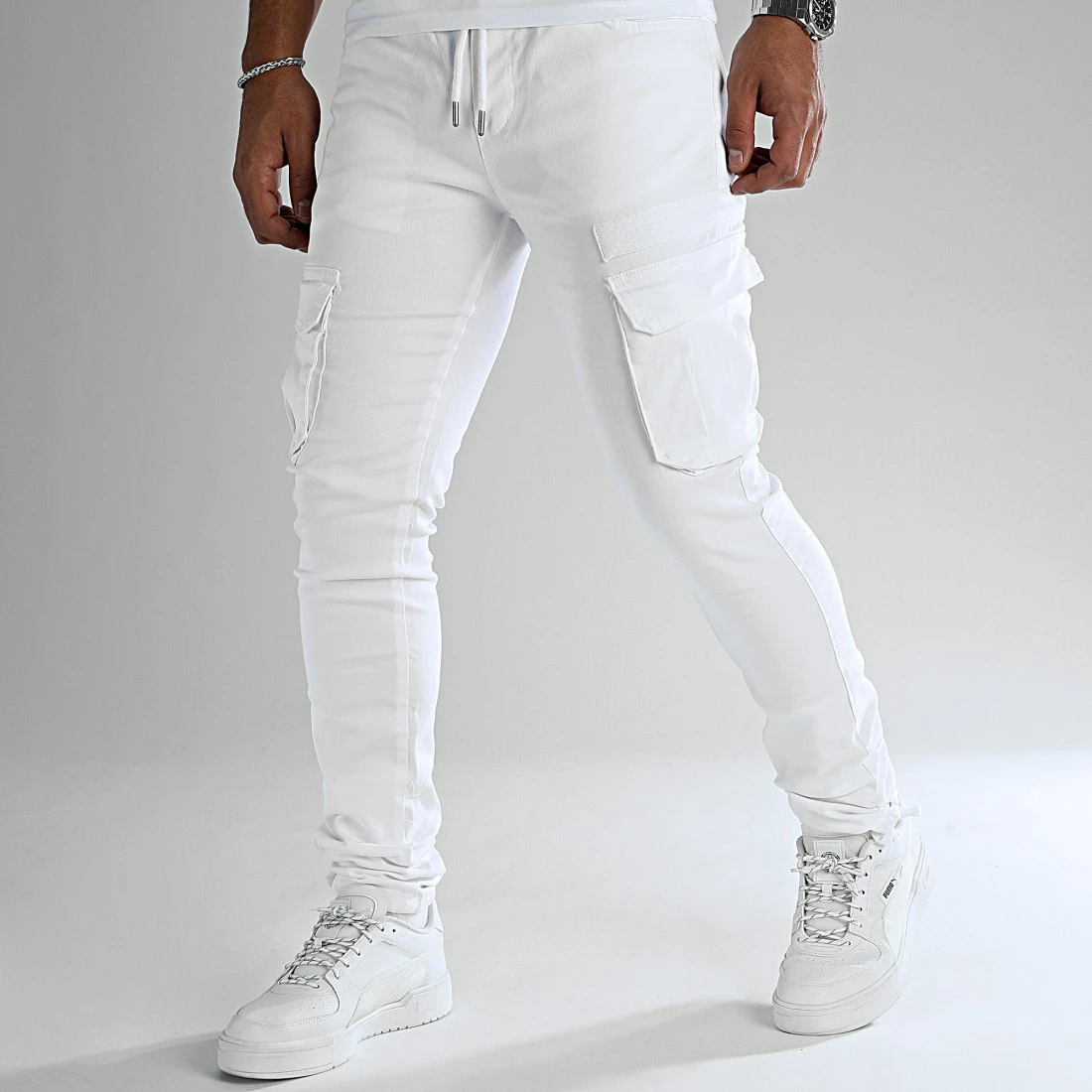 Meilleure affaire 🎉 Pantalon Cargo 2547 Blanc de LBO 🎁 5 Meilleure affaire 🎉 Pantalon Cargo 2547 Blanc de LBO 🎁 – Image 3