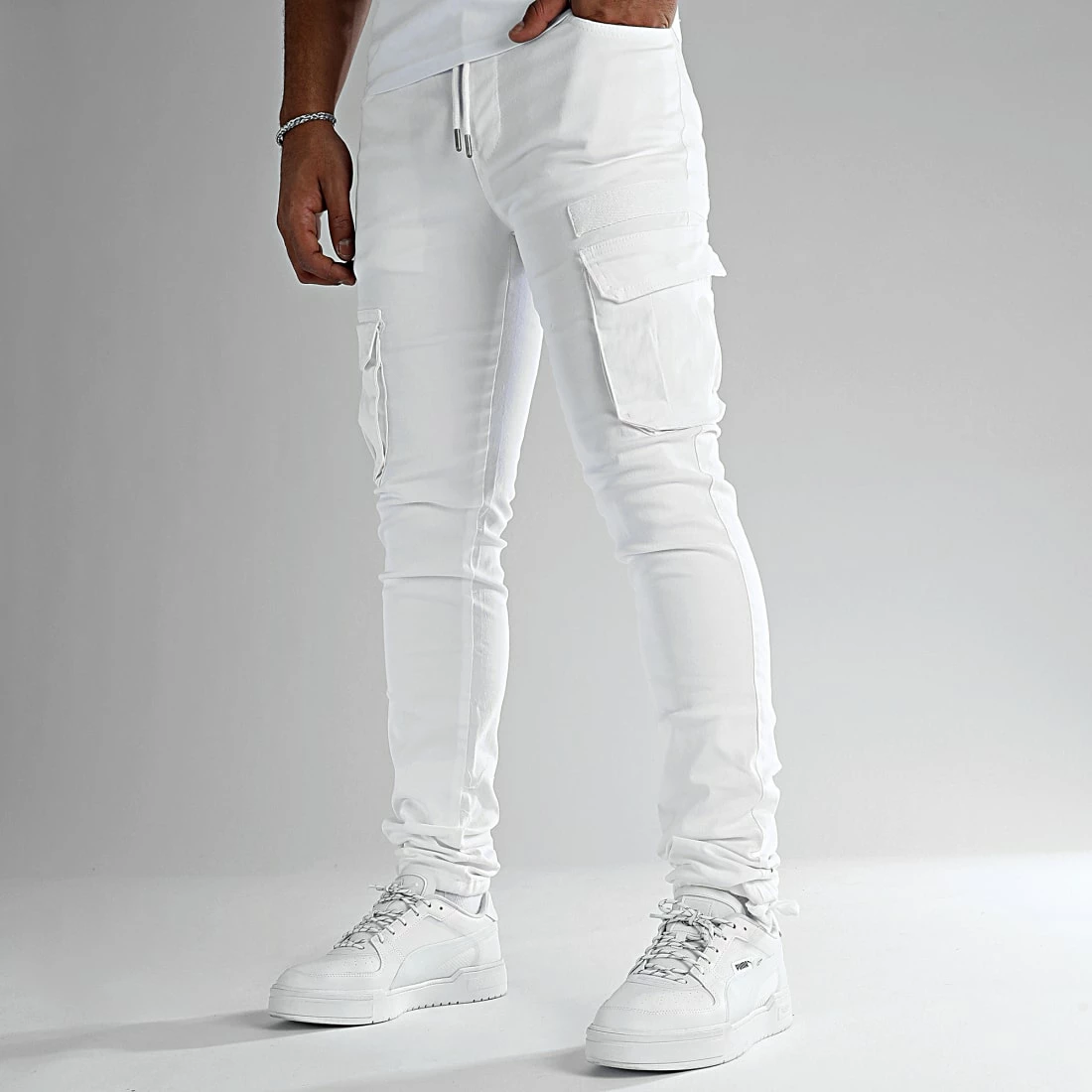 Meilleure affaire 🎉 Pantalon Cargo 2547 Blanc de LBO 🎁 6 Meilleure affaire 🎉 Pantalon Cargo 2547 Blanc de LBO 🎁 – Image 4