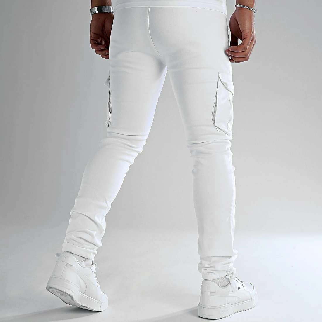 Meilleure affaire 🎉 Pantalon Cargo 2547 Blanc de LBO 🎁 7 Meilleure affaire 🎉 Pantalon Cargo 2547 Blanc de LBO 🎁 – Image 5