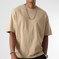 Budget ❤️ Lot de 2 Tee 👕 Shirts Oversize Large 2568 Blanc Beige de LBO ⌛ -France LBO Soldes Boutique lbo 323191 SHALBO 2568 20220805T160537 04