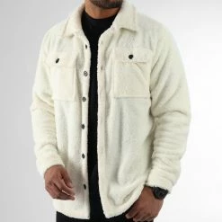 Acheter 😉 Surchemise Fourrure Mouton 0213 Ecru de LBO 😀