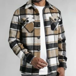 Vente flash 🔥 Surchemise A Carreaux TM2201 Beige Blanc Noir de LBO ⌛ 8 Vente flash 🔥 Surchemise A Carreaux TM2201 Beige Blanc Noir de LBO ⌛ -France LBO Soldes Boutique lbo 326659 LBO TM2201 20221005T091719 03